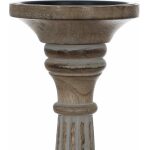 Candelabro Madera-Metal Decoración 19 X 19 X 68,50 Cm