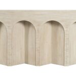 Consola Blanco Rozado Madera 170 X 38 X 82 Cm