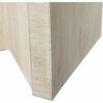 Consola Blanco Rozado Madera 170 X 38 X 82 Cm