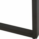 Consola Natural-Negro Madera-Metal 134 X 32 X 83 Cm