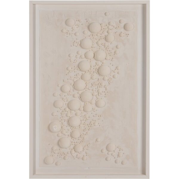 Cuadro Pintura Relieve Madera Decoración 80 X 6 X 120 Cm