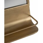 Espejo Oro Envejecido Metal-Cristal 62 X 16 X 65 Cm