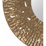 Espejo Oro Metal Decoración 76,50 X 7 X 76,50 Cm