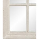 Espejo Ventana Blanco Envejecido 70 X 3,50 X 100 Cm