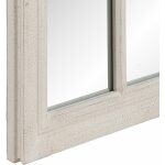 Espejo Ventana Blanco Envejecido 73,70 X 3,60 X 104 Cm