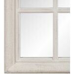 Espejo Ventana Blanco Envejecido 73,70 X 3,60 X 104 Cm