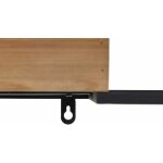 Estantería Negro-Marrón Metal-Madera 85 X 26 X 130 Cm