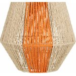 Farol Portavelas Crema-Naranja 31,50 X 31,50 X 39 Cm