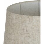 Lámpara Mesa Beige-Plata Cerámica-Metal 31,50 X 31,50 X 54 C