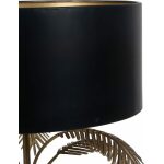 Lámpara Mesa Oro-Negro Metal Iluminación 45 X 45 X 76 Cm