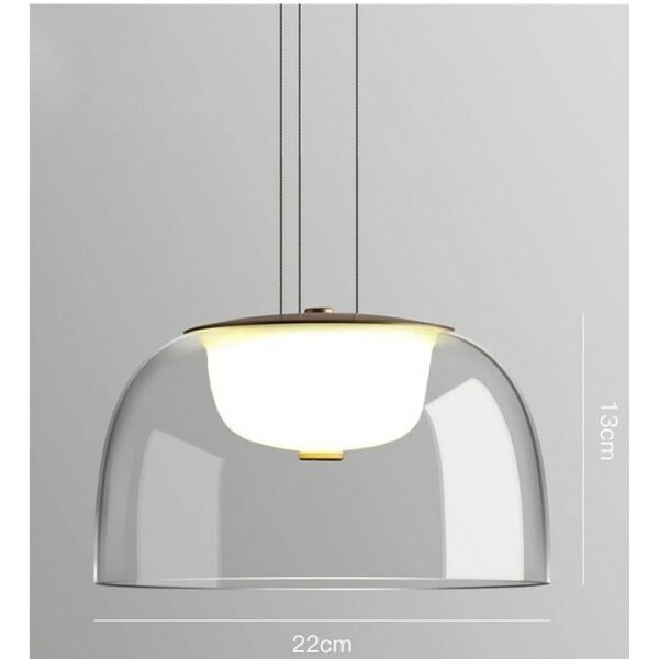 Lampara witten h130 colgante metal cristal led jpg