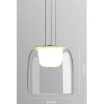 Lampara witten h170 colgante metal cristal led jpg