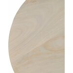 Mesa Centro Blanco Madera De Mango Salón 107 X 71 X 38 Cm