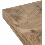 Mesa Centro Natural-Negro Madera / Metal 120 X 60 X 45 Cm