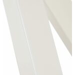 Mesa Comedor Natural-Blanco Dm-Metal 90 X 90 X 76 Cm