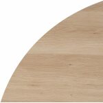 Mesa Comedor Natural-Crema Dm-Metal 120 X 120 X 75 Cm