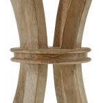 Mesa Comedor Natural Madera De Mango 85 X 85 X 76 Cm