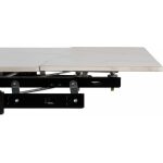 Mesa Extensible Blanco-Negro 170 X 90 X 76 Cm