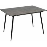 Mesa Extensible Gris Dm-Metal Salón 120 X 80 X 75 Cm