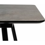 Mesa Extensible Gris Dm-Metal Salón 120 X 80 X 75 Cm