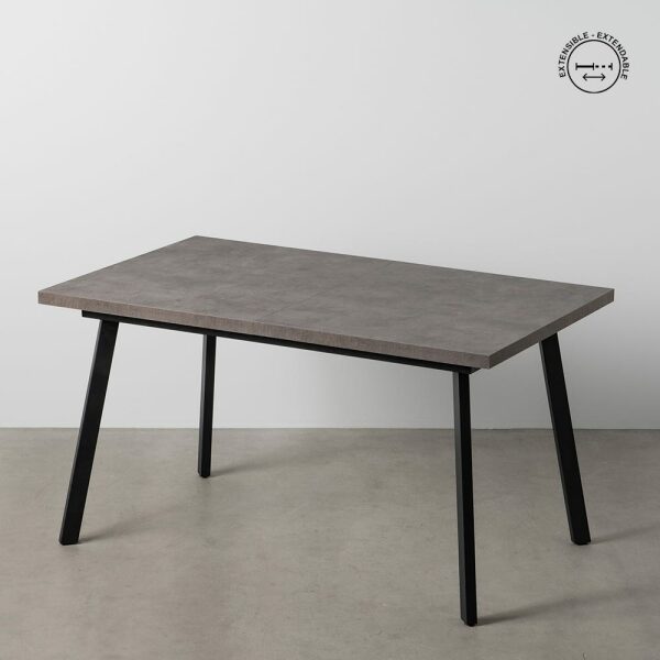 Mesa Extensible Gris Metal-Madera Pax 138 X 85 X 76 Cm