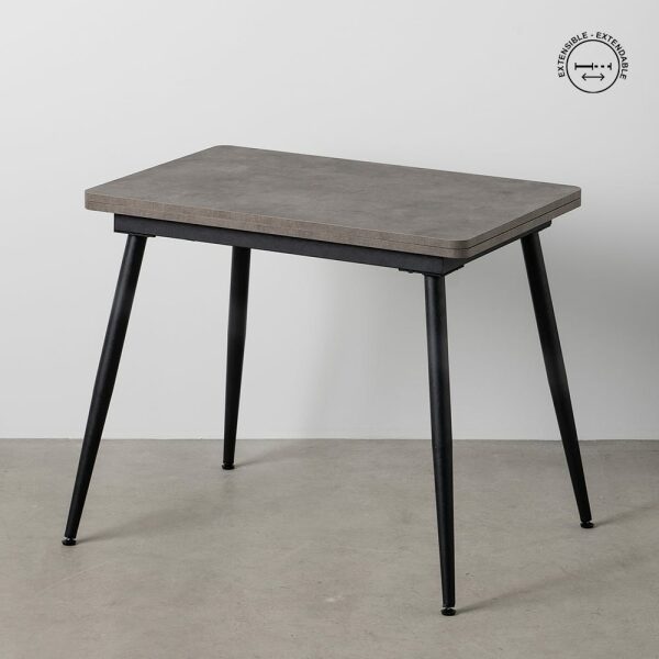 Mesa Extensible Gris Metal-Madera Pax 90 X 60 X 75 Cm