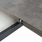 Mesa Extensible Gris Metal-Madera Pax 90 X 60 X 75 Cm