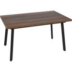 Mesa Extensible Marrón Metal-Madera Pax 138 X 85 X 76 Cm