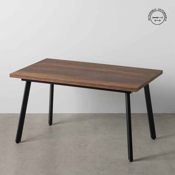 Mesa Extensible Marrón Metal-Madera Pax 138 X 85 X 76 Cm