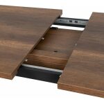 Mesa Extensible Marrón Metal-Madera Pax 138 X 85 X 76 Cm