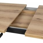 Mesa Extensible Natural Metal-Madera Pax 170 X 90 X 75 Cm