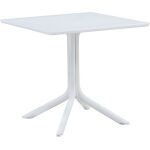 Mesa javea polipropileno blanco 80 x 80 cms jpg