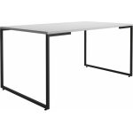 Mesa porto 160 metal negro tapa mdp color blanco 160 x 90 cms jpg