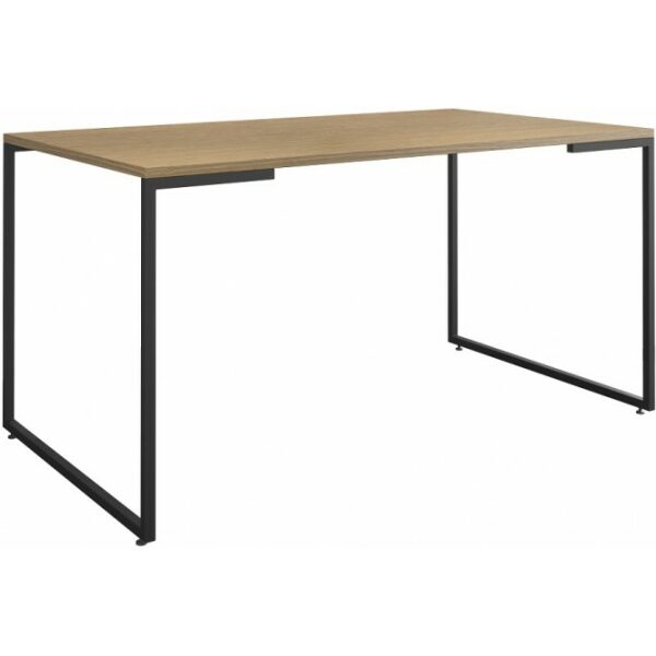 Mesa porto 160 metal negro tapa mdp color miel 160 x 90 cms jpg