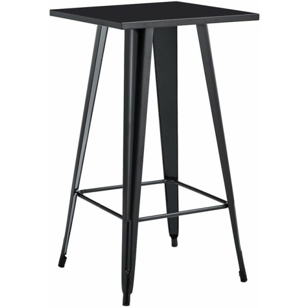 Mesa tol ek limited alta acero negra 60x60 cms jpg