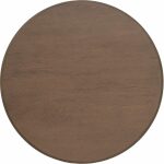 Mesita Auxiliar Marrón Dm-Madera 40 X 40 X 66 Cm