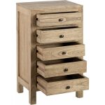 Mesita Natural Madera Mindi Dormitorio 44 X 34 X 77 Cm