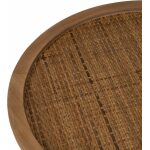 Mesita Natural Madera-Ratán Salón 40 X 40 X 44,50 Cm