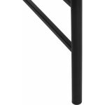 Mesita Natural-Negro Madera-Metal 61 X 50 X 53 Cm