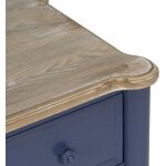 Mueble Auxiliar Azul Madera 80 X 45 X 60 Cm