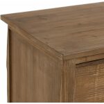 Mueble Auxiliar Natural Madera De Abeto 64 X 37 X 92,50 Cm