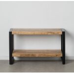 Mueble Auxiliar Natural-Negro 100 X 40 X 60 Cm