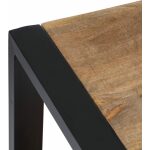 Mueble Auxiliar Natural-Negro 100 X 40 X 60 Cm