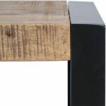 Mueble Auxiliar Natural-Negro 100 X 40 X 60 Cm