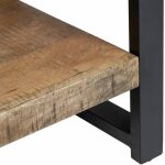 Mueble Auxiliar Natural-Negro 100 X 40 X 60 Cm