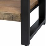 Mueble Auxiliar Natural-Negro 100 X 40 X 60 Cm