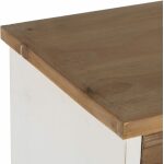 Mueble Cajones Blanco-Natural Madera 94 X 35 X 108 Cm