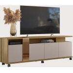 Mueble tv new cristal miel y cacao 183 cms jpg