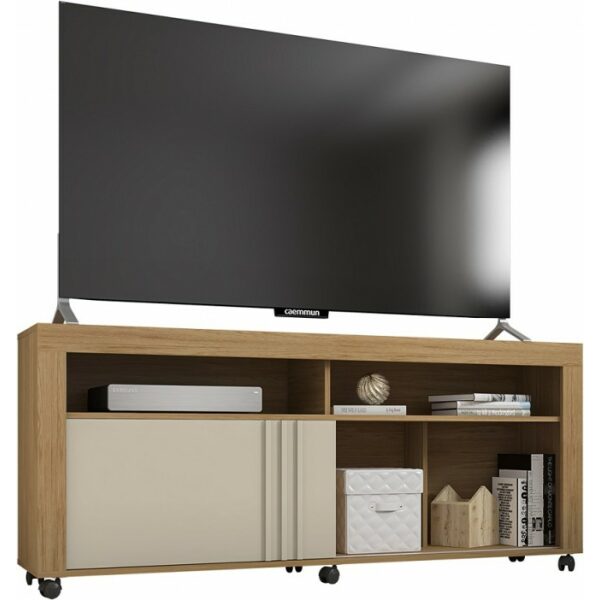 Mueble tv new joy buriti y blanco roto 160 cms jpg