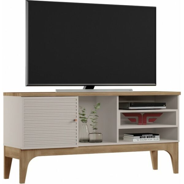 Mueble tv veneza blanco roto y cedro 136 cms jpg